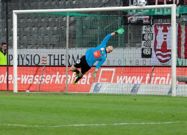 Der Osttiroler im Tor des FC Wacker Innsbruck
