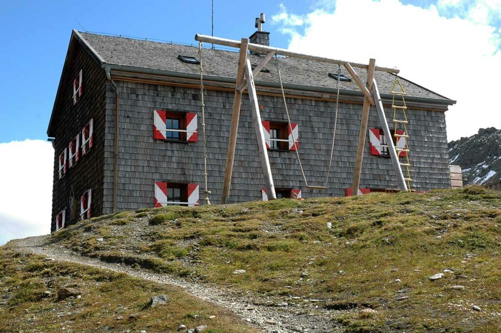 Die Glorerhütte.