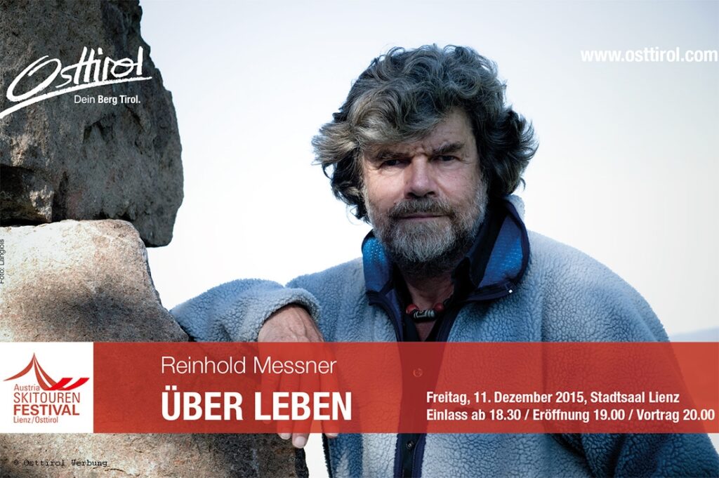 Reinhold Messner kommt zum Skitouren Festival nach Osttirol.