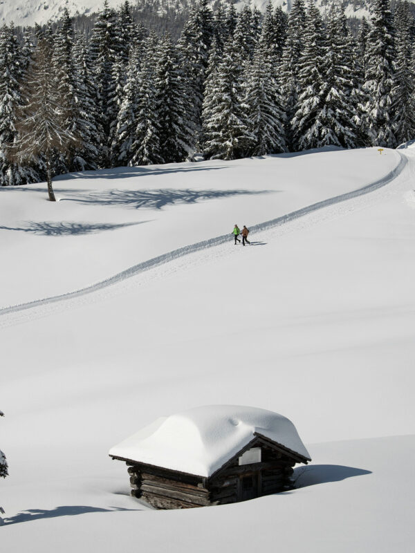 Unterwegs im ersten Winterwanderdorf Österreichs