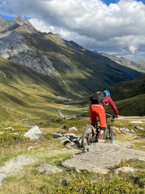Wie im Fluge. Mit dem Mountainbike auf das Klammljoch.