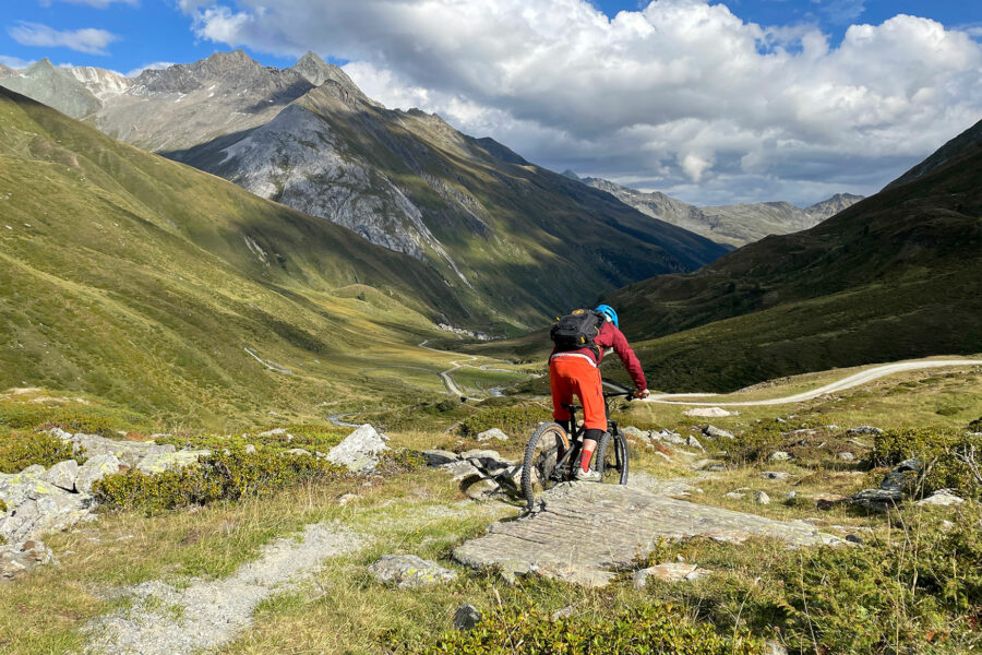 Wie im Fluge. Mit dem Mountainbike auf das Klammljoch.