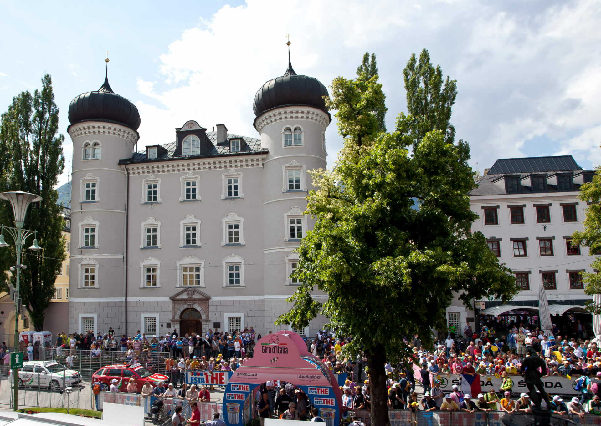 Giro di Italia beim Start in Lienz 2011