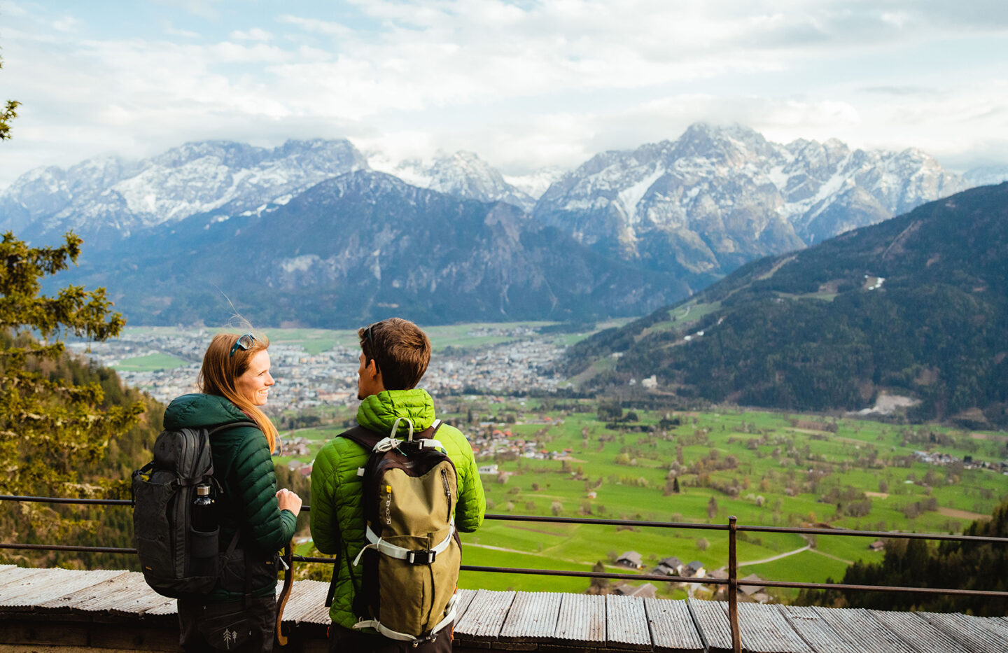 Oben weiß und unten grün – das kann der Frühling in Osttirol