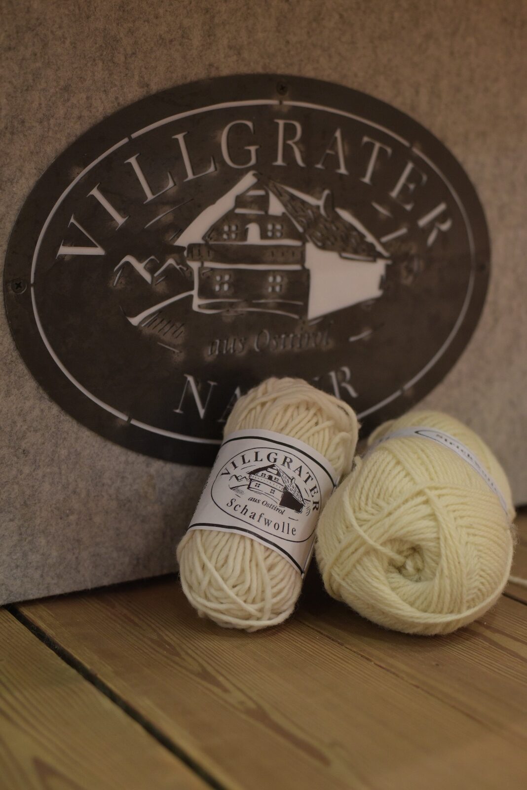 Villgarter Natur Wolle Schafwolle Produktion