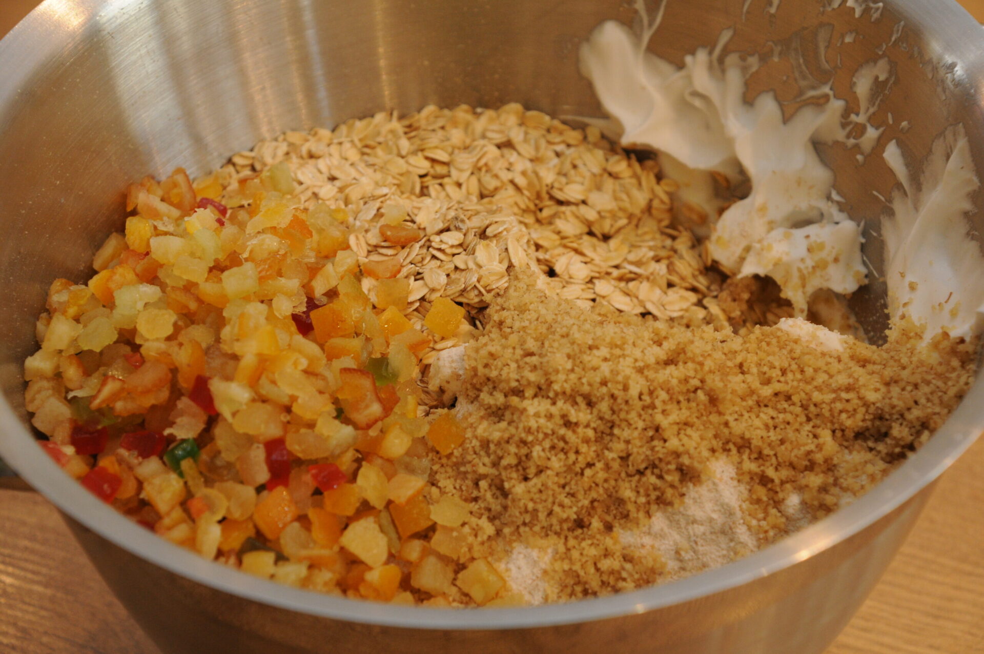 Alle Zutaten dazugeben Kernige Leckerlis