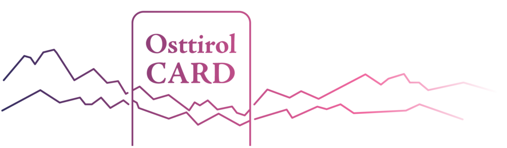 Das grafische Mockup der Osttirol Card 2025.