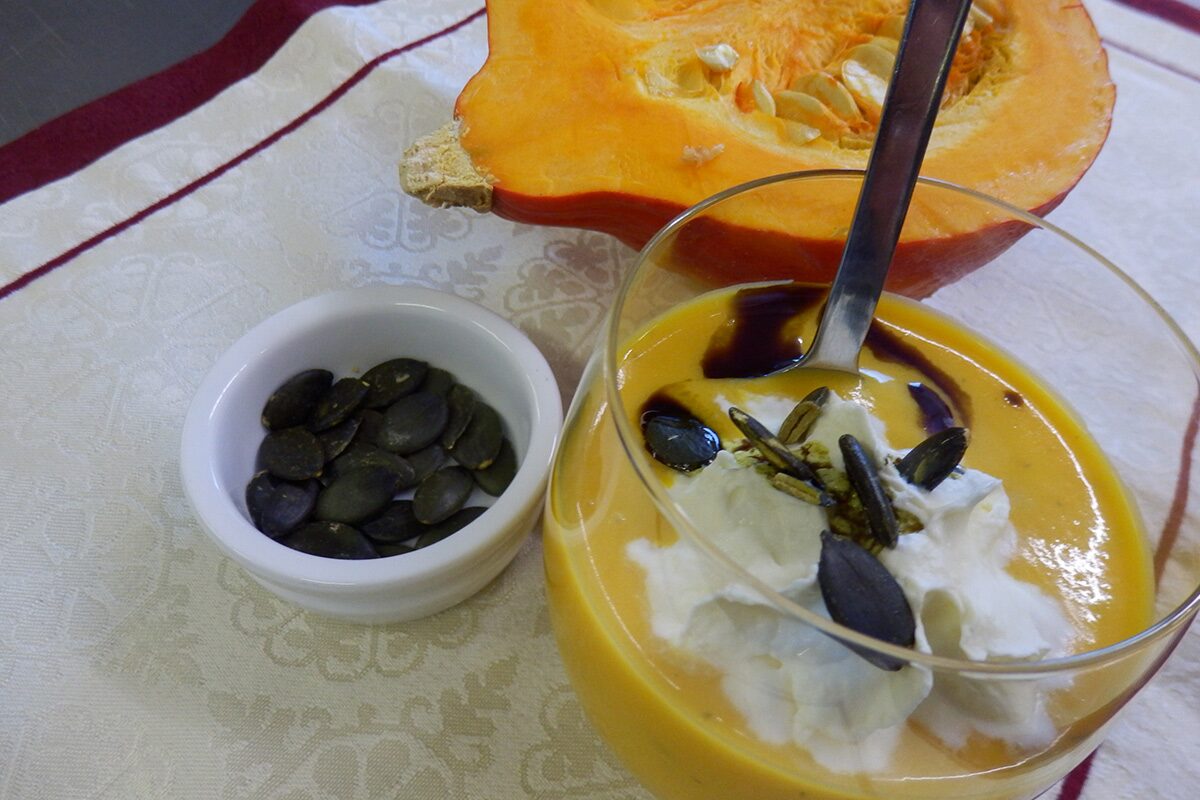 Kürbis-Apfelsuppe