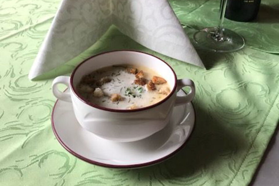 Knoblauchcremesuppe
