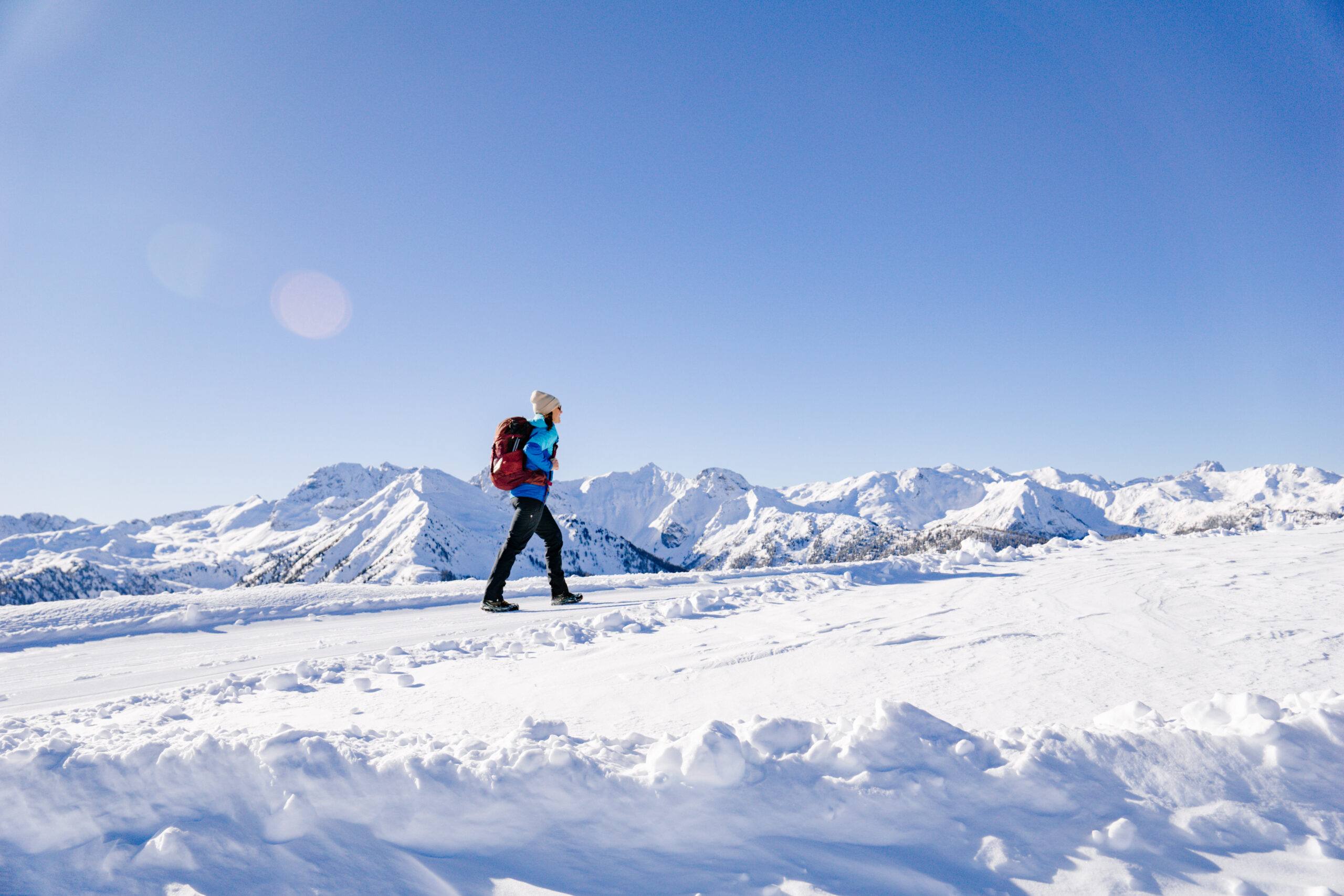 Winterwanderweg am Dorfberg