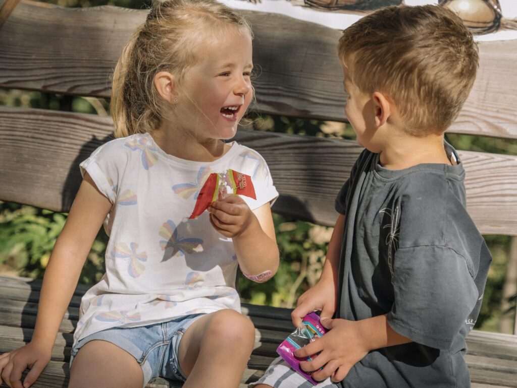 Kinderlachen in der Natur Osttirol