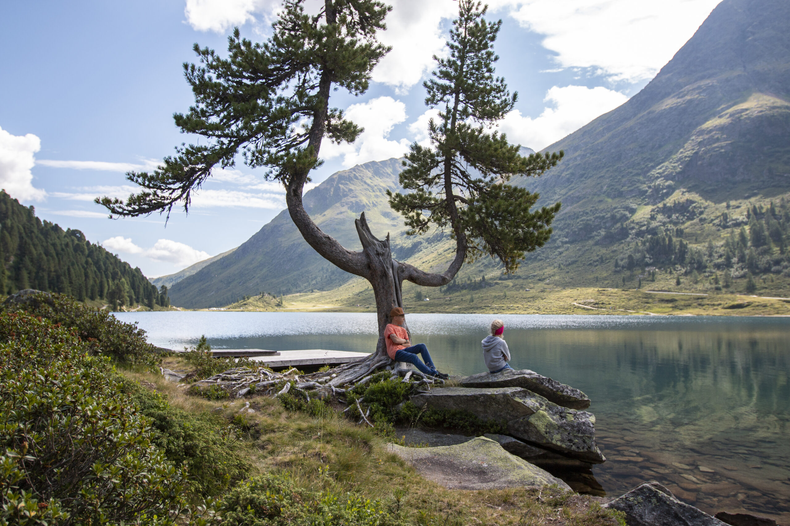 Pause im Herbst am Obersee