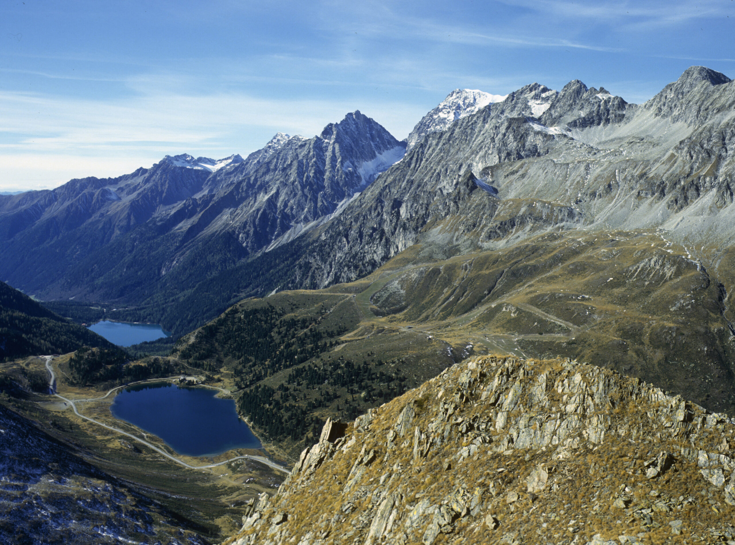 Herbst am Obersee am Staller Sattel.